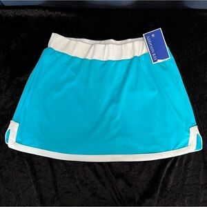 NWT Addison Bay Rally Skort/Marine Blue/ White. Size XS